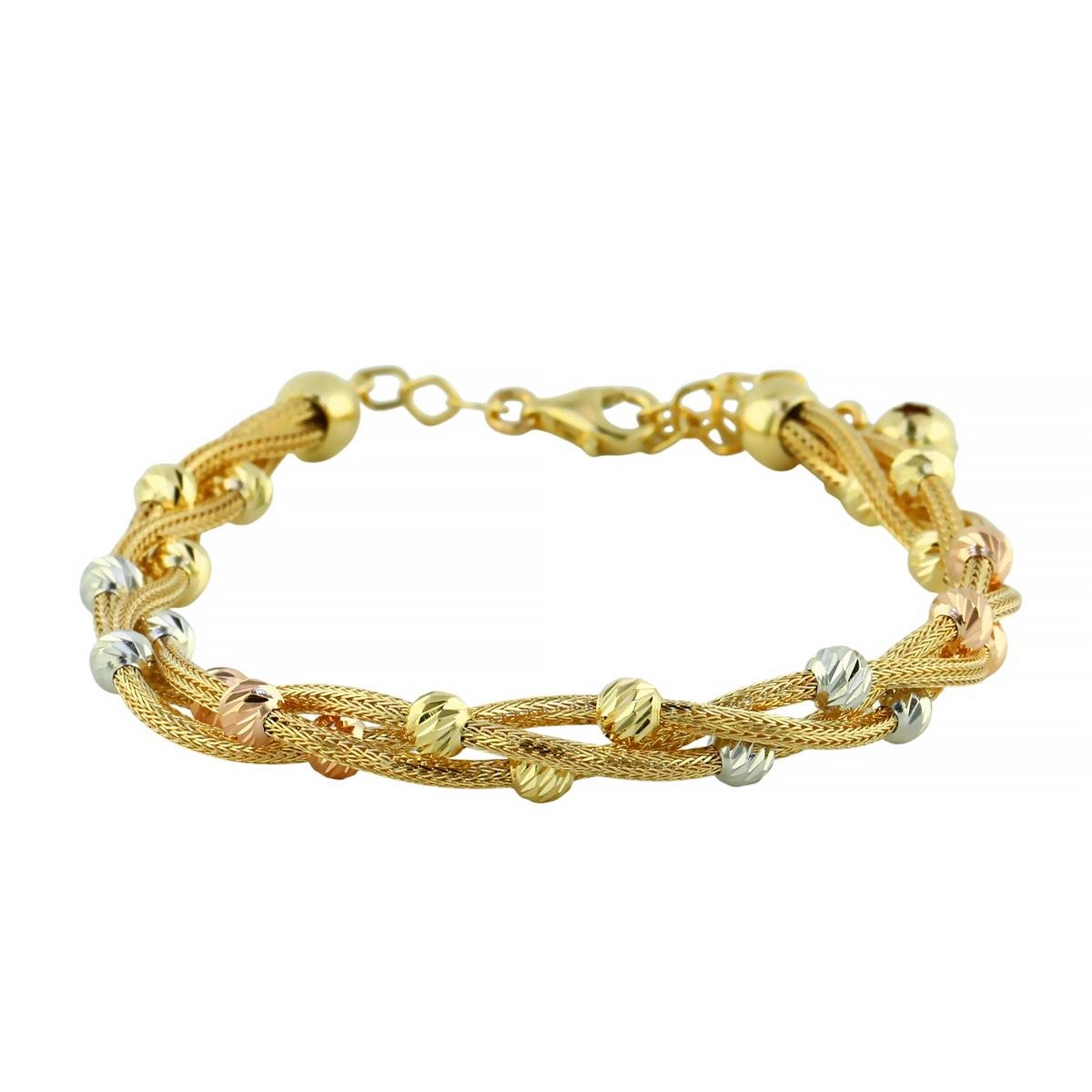 14 Ayar Altın Dorika Bileklik  -  0203047