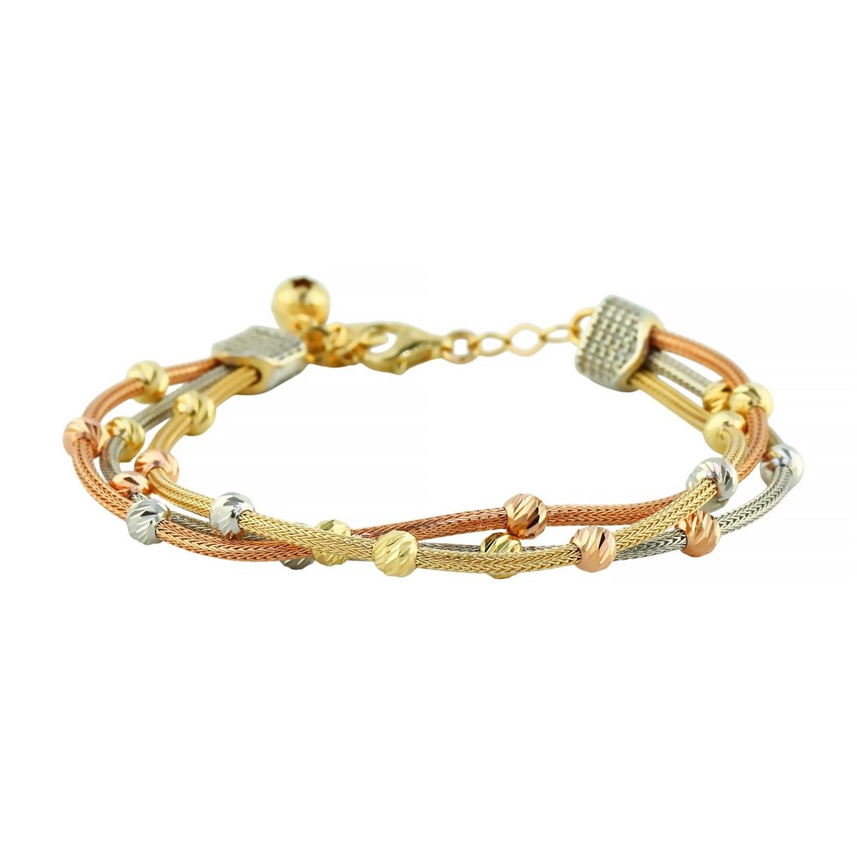 14 Ayar Altın Dorika Bileklik  -  0203051