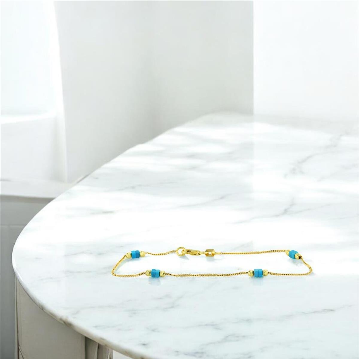 14 Ayar Altın Dorika Bileklik  -  0204415