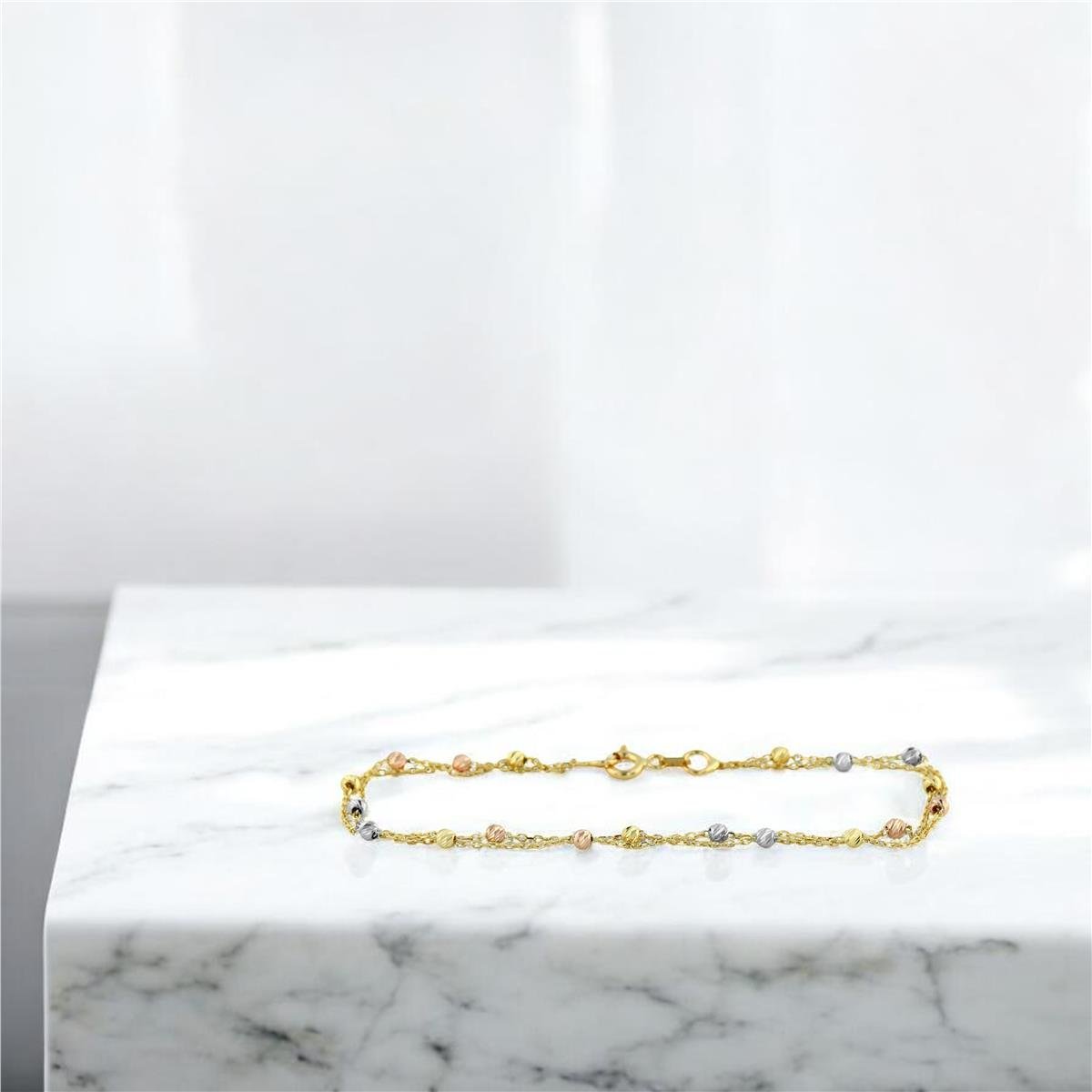 14 Ayar Altın Dorika Bileklik  -  0204436