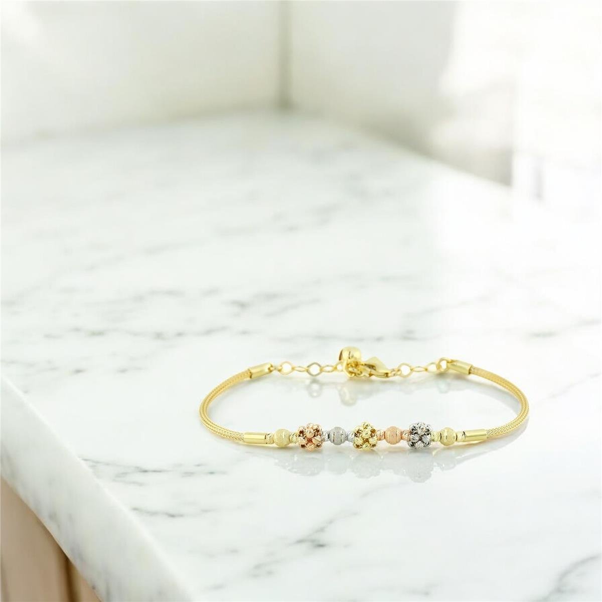 14 Ayar Altın Dorika Bileklik  -  0205172