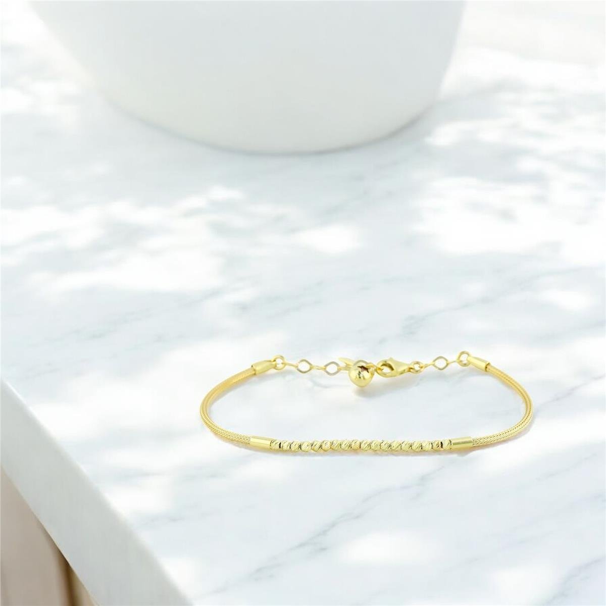 14 Ayar Altın Dorika Bileklik  -  0205174