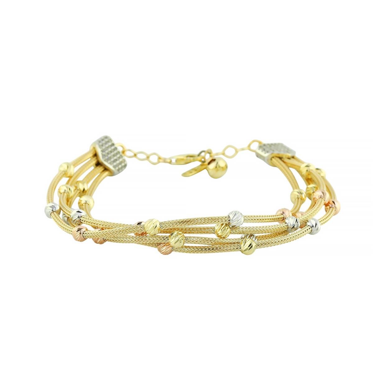 14 Ayar Altın Dorika Bileklik  -  0205175