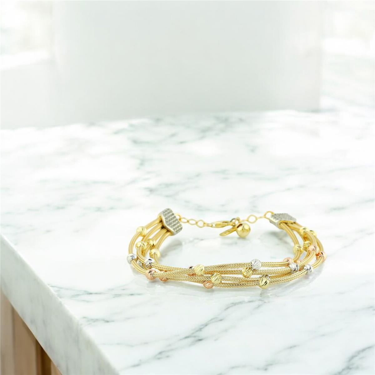 14 Ayar Altın Dorika Bileklik  -  0205175