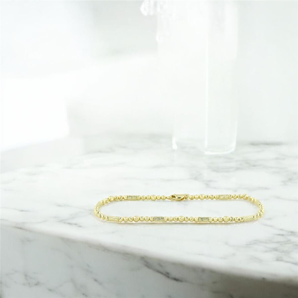 14 Ayar Altın Dorika Bileklik  -  0205187