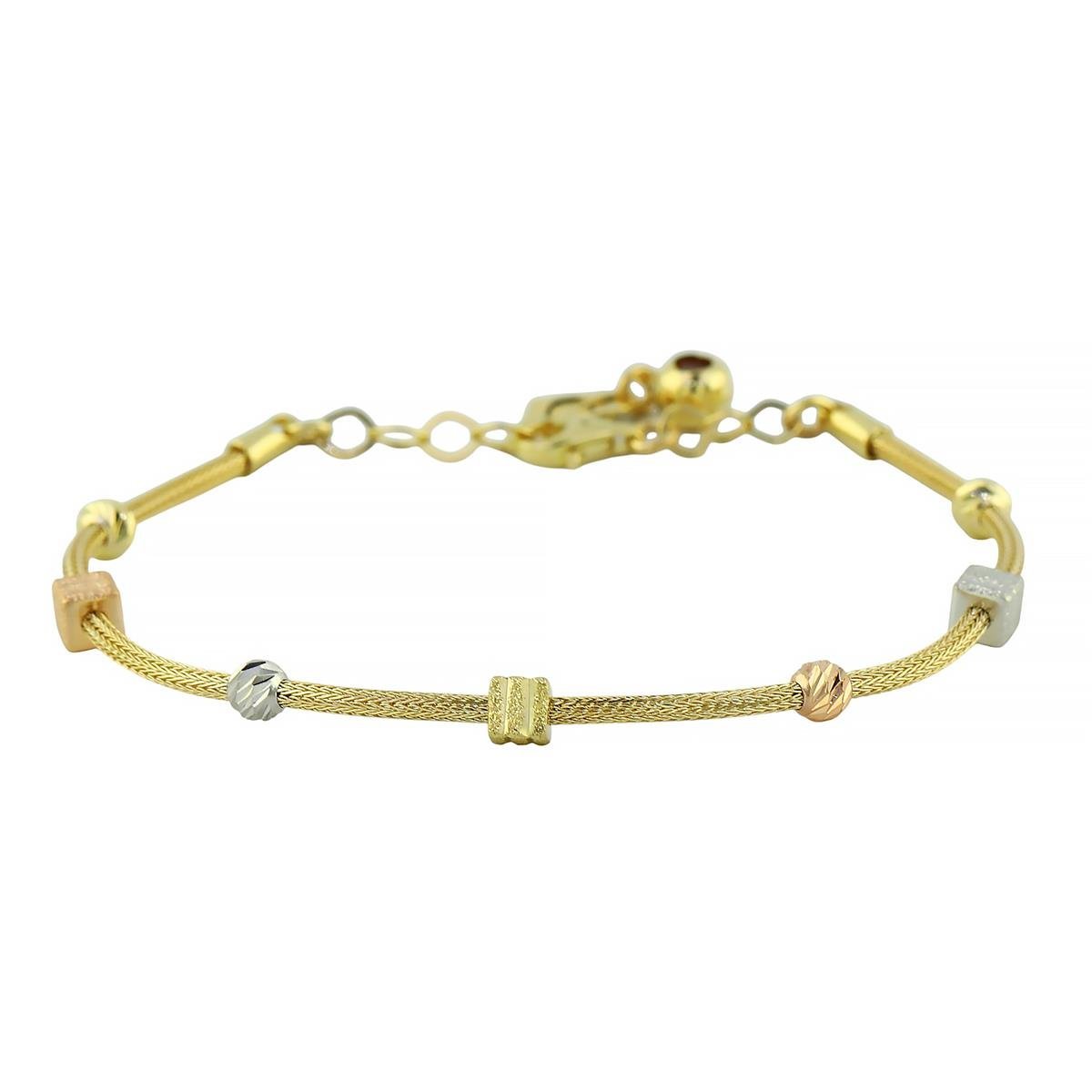 14 Ayar Altın Dorika Bileklik  -  F004574