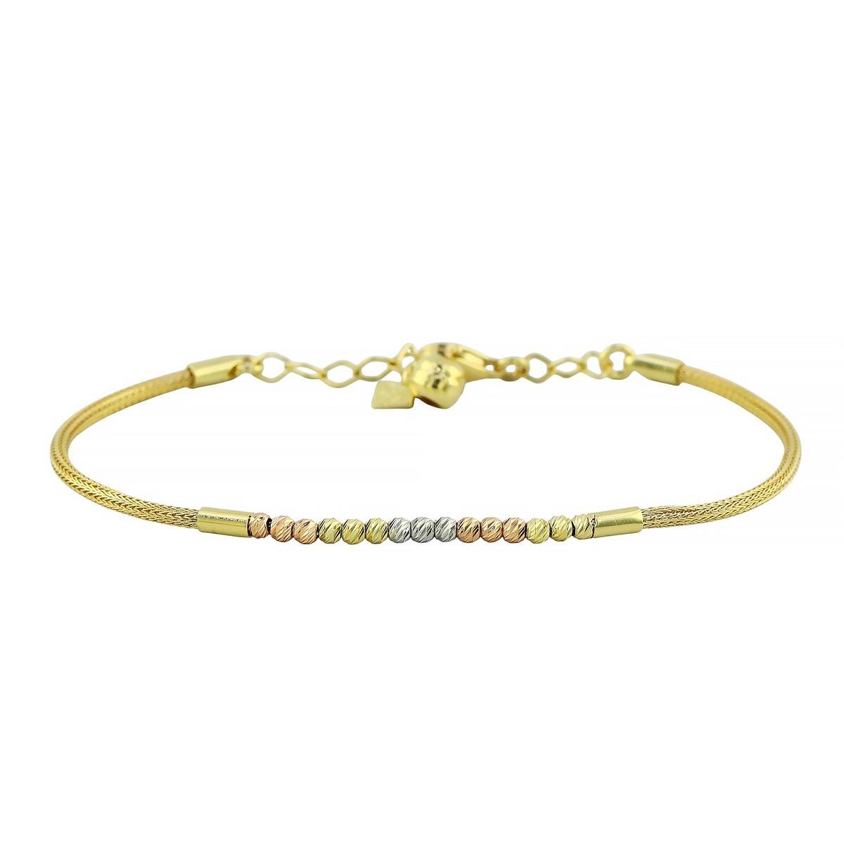 14 Ayar Altın Dorika Bileklik  -  F004575