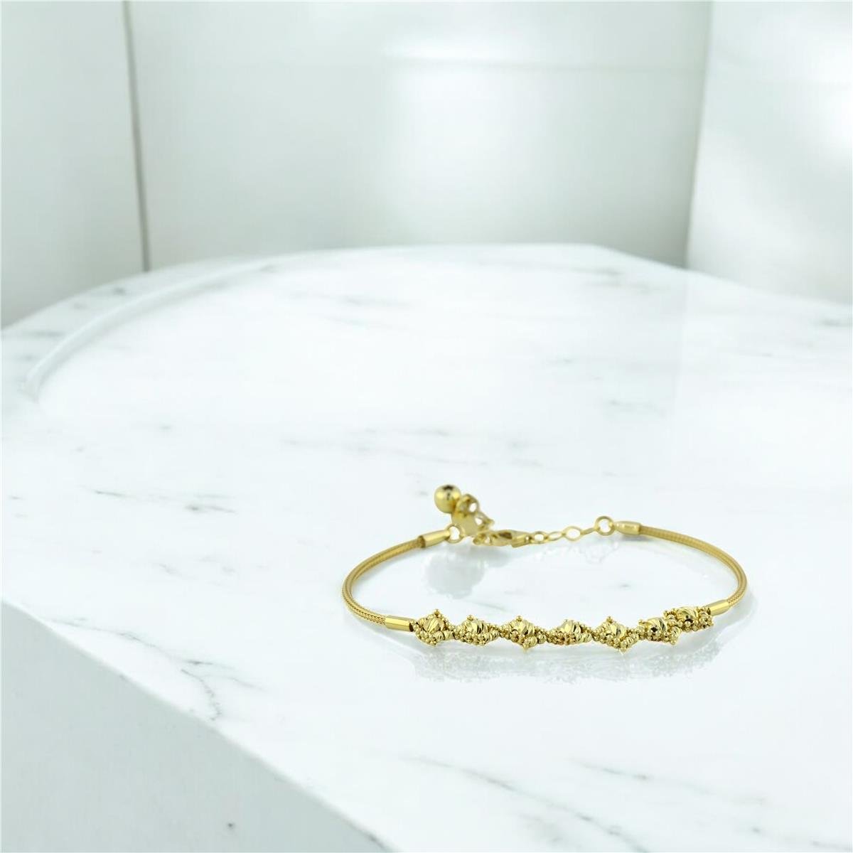 14 Ayar Altın Dorika Bileklik  -  F004593