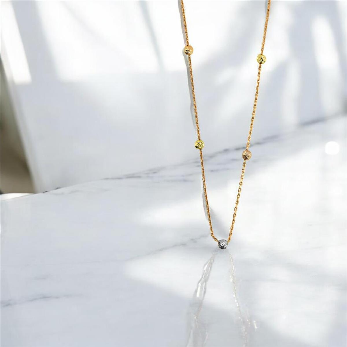 14 Ayar Altın Dorika Kolye  -  0204429