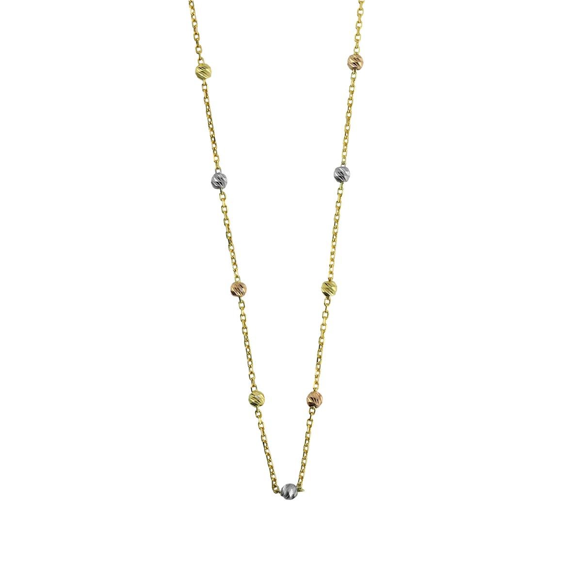 14 Ayar Altın Dorika Kolye  -  0204432