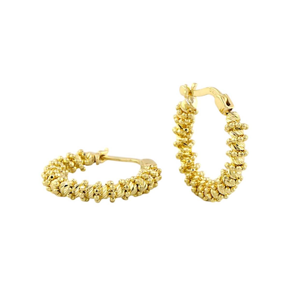 14 Ayar Altın Dorika Küpe  -  0188476