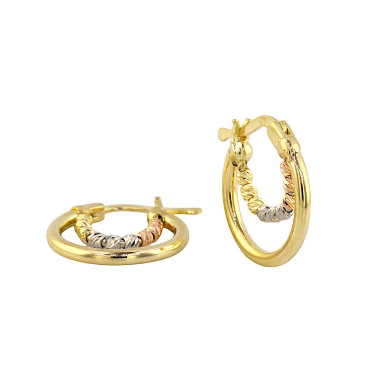 14 Ayar Altın Dorika Küpe  -  0188484