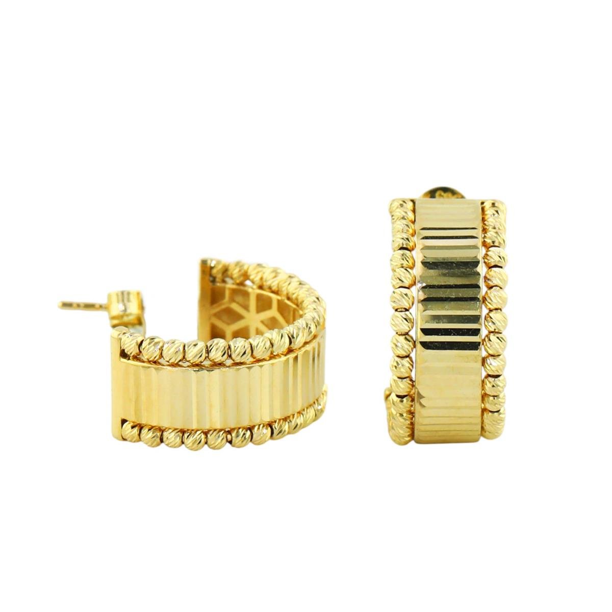 14 Ayar Altın Dorika Küpe  -  0198199