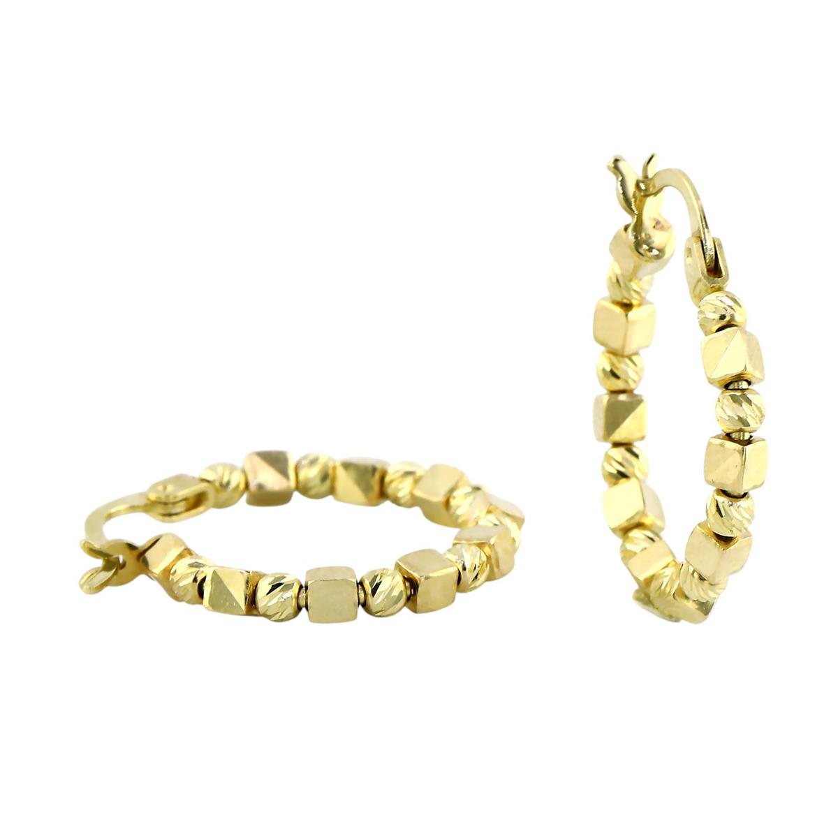 14 Ayar Altın Dorika Küpe  -  0199110