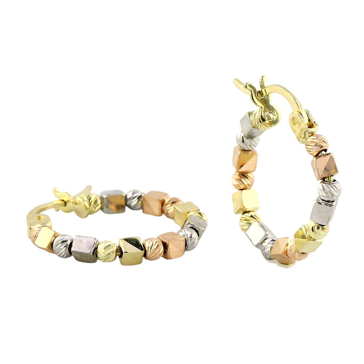 14 Ayar Altın Dorika Küpe  -  0199115