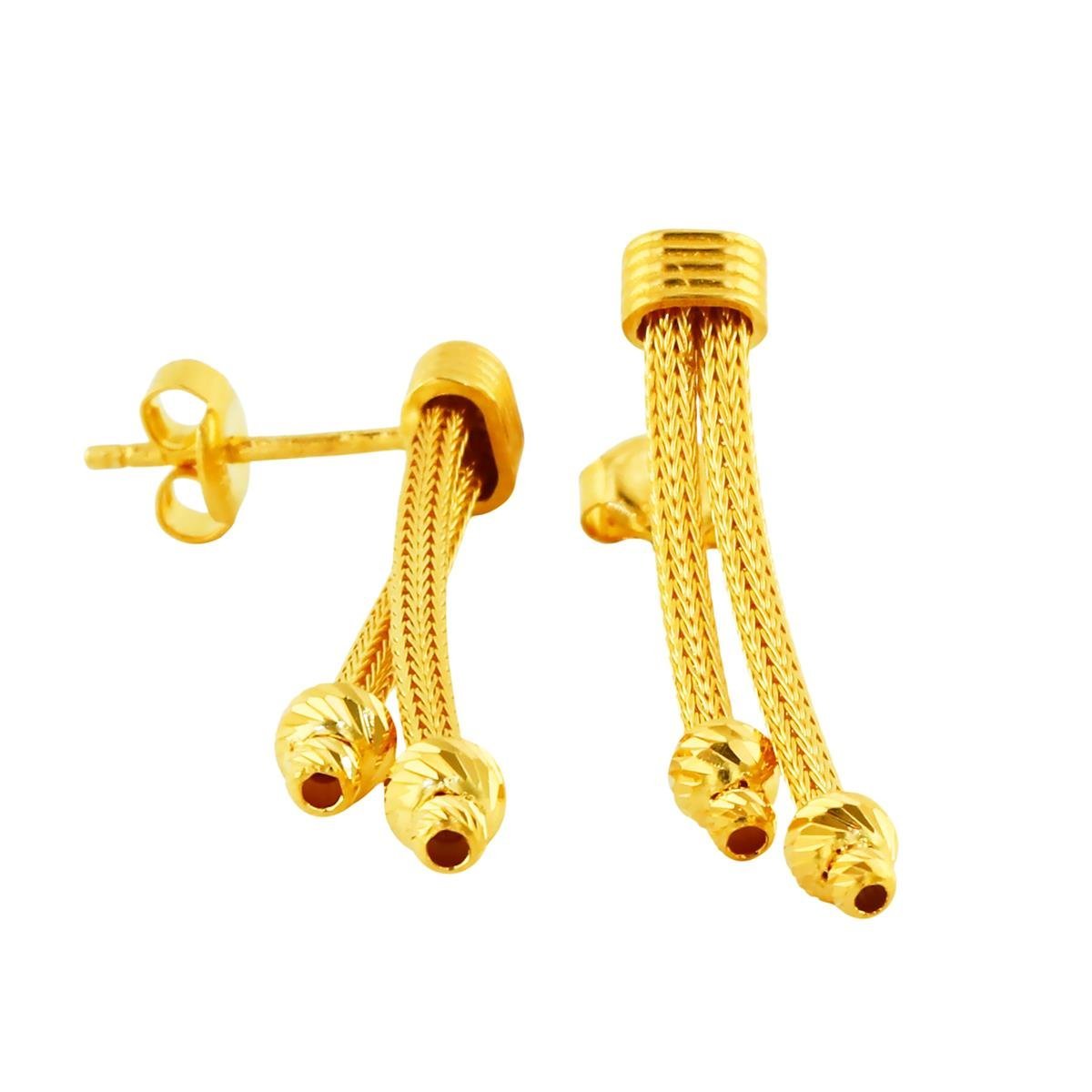 14 Ayar Altın Dorika Küpe  -  0202385