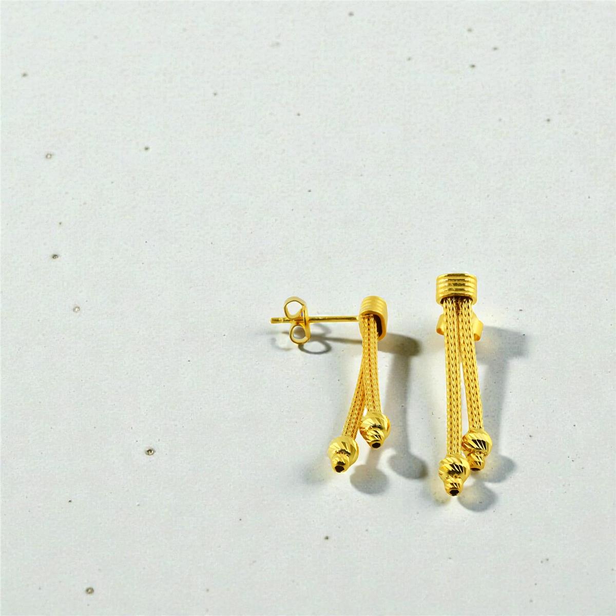 14 Ayar Altın Dorika Küpe  -  0202406