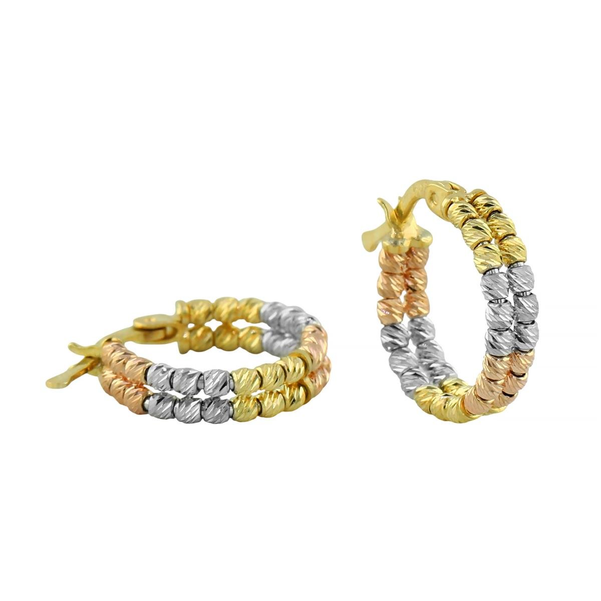 14 Ayar Altın Dorika Küpe  -  0204446