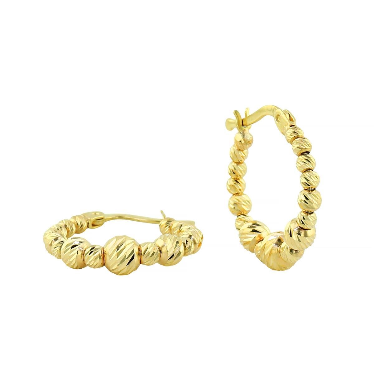 14 Ayar Altın Dorika Küpe  -  0204447