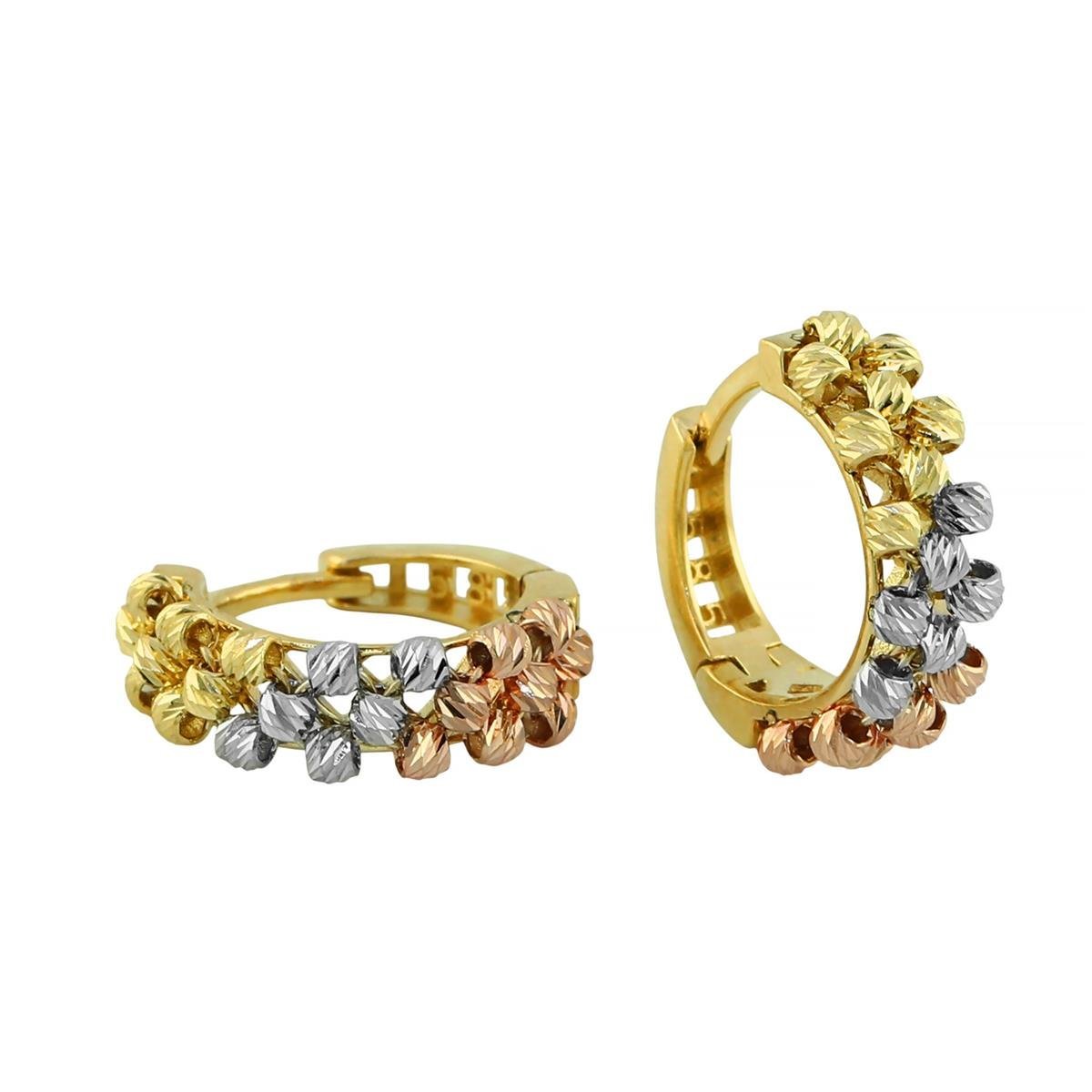 14 Ayar Altın Dorika Küpe  -  0204457