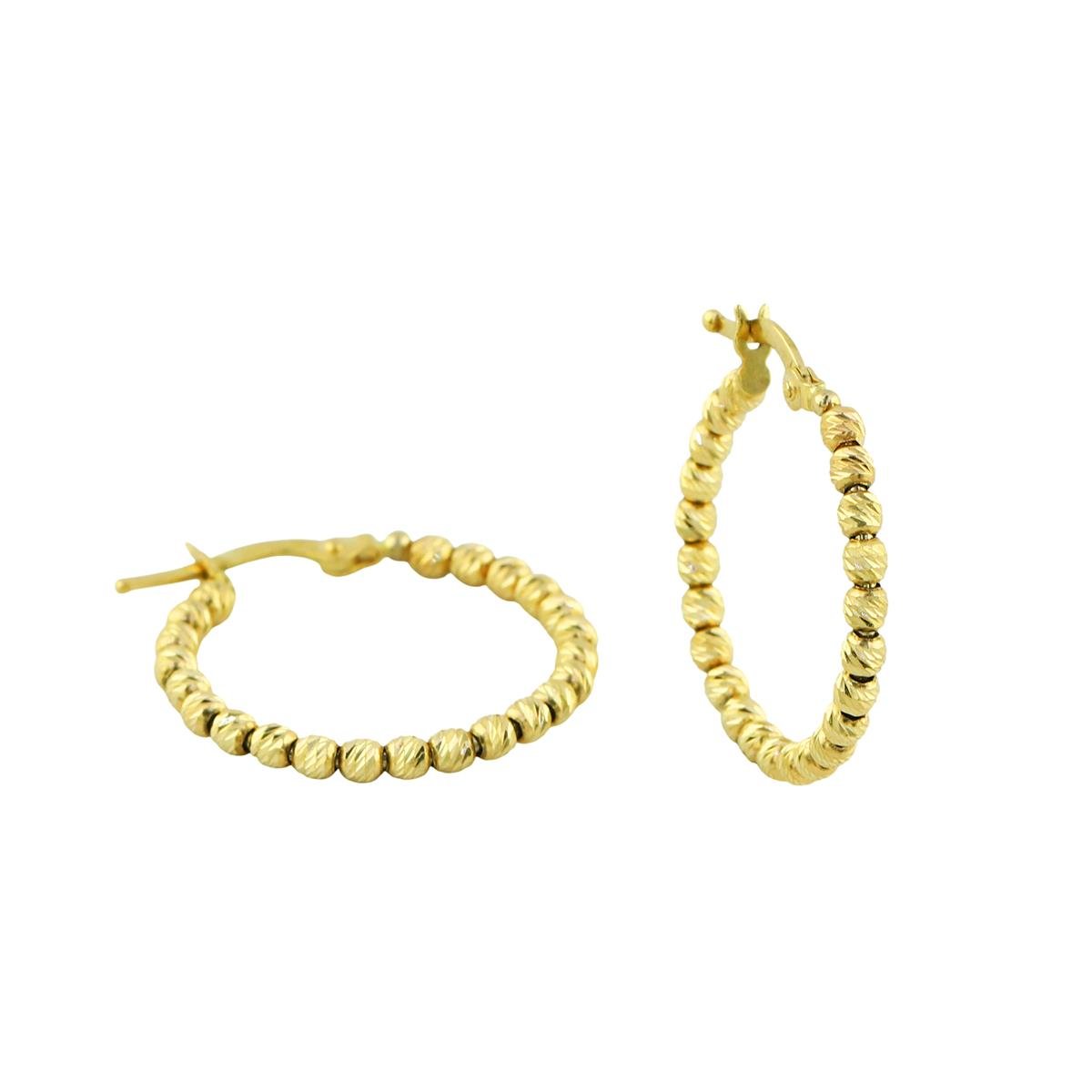 14 Ayar Altın Dorika Küpe  -  0204459