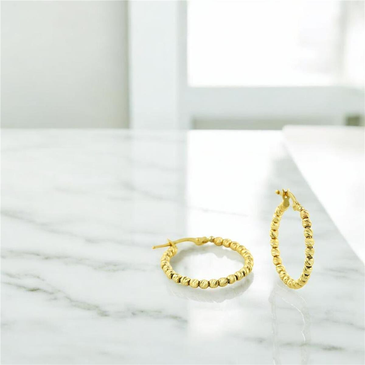 14 Ayar Altın Dorika Küpe  -  0204459