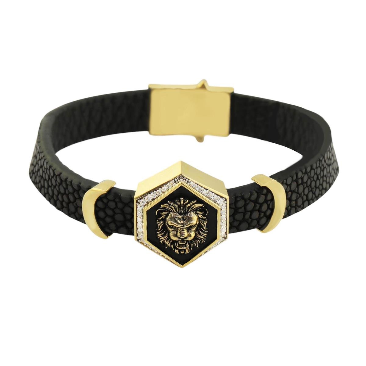 14 Ayar Altın Erkek Bileklik  -  0182129