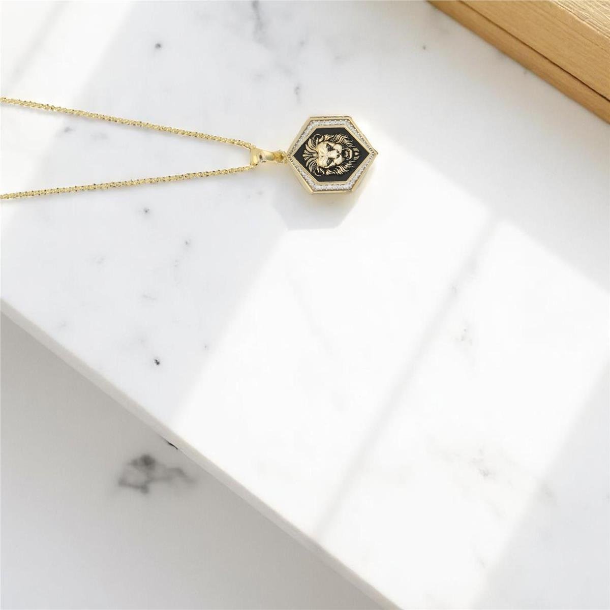 14 Ayar Altın Erkek Kolye  -  0182104