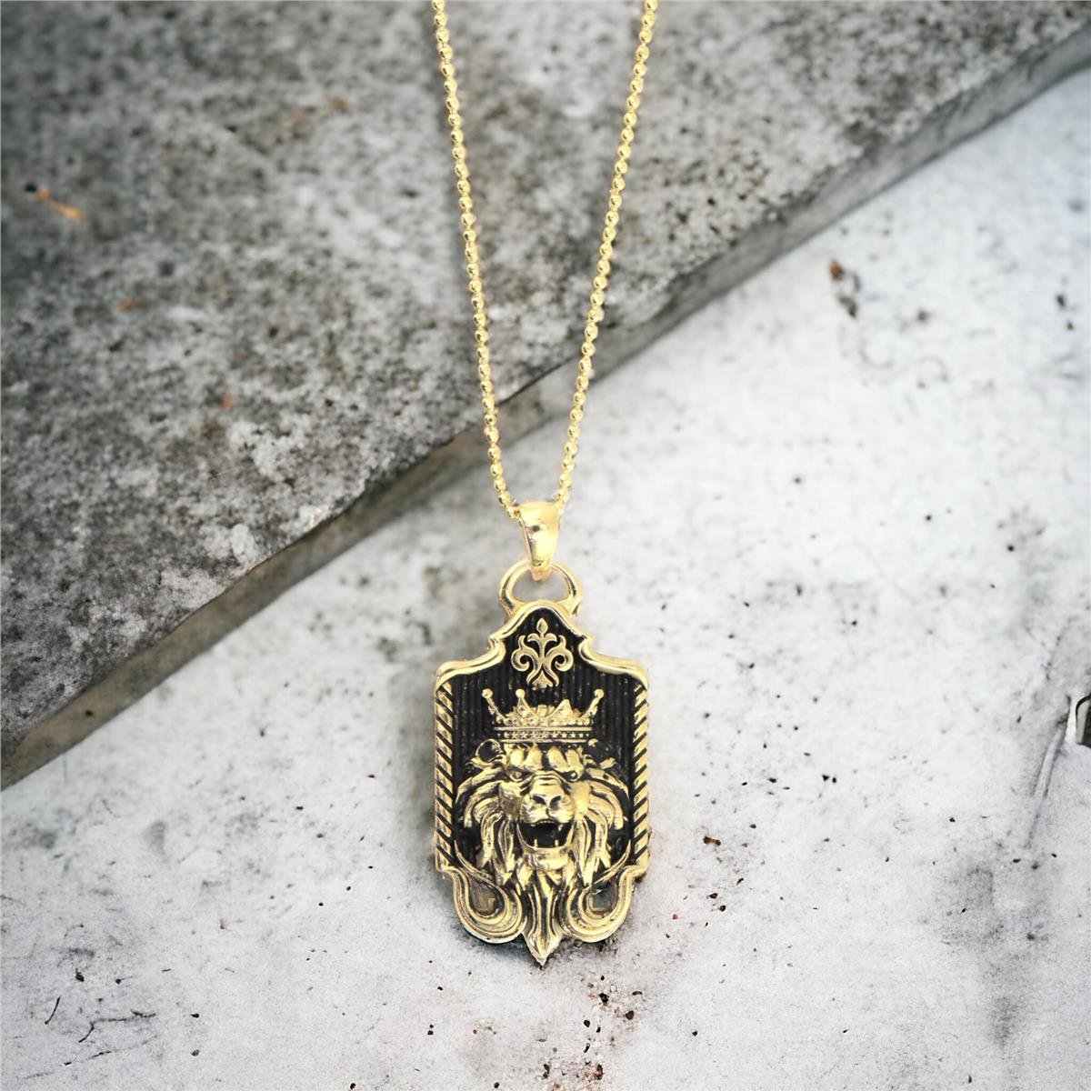 14 Ayar Altın Erkek Kolye  -  0182135