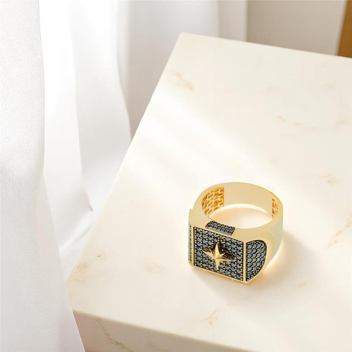 14 Ayar Altın Erkek Yüzük  -  0182141