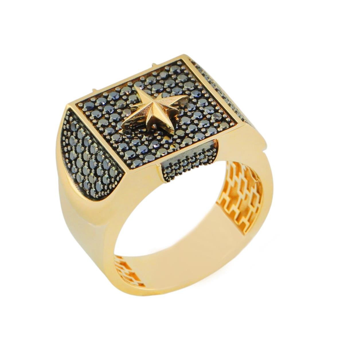 14 Ayar Altın Erkek Yüzük  -  0182141