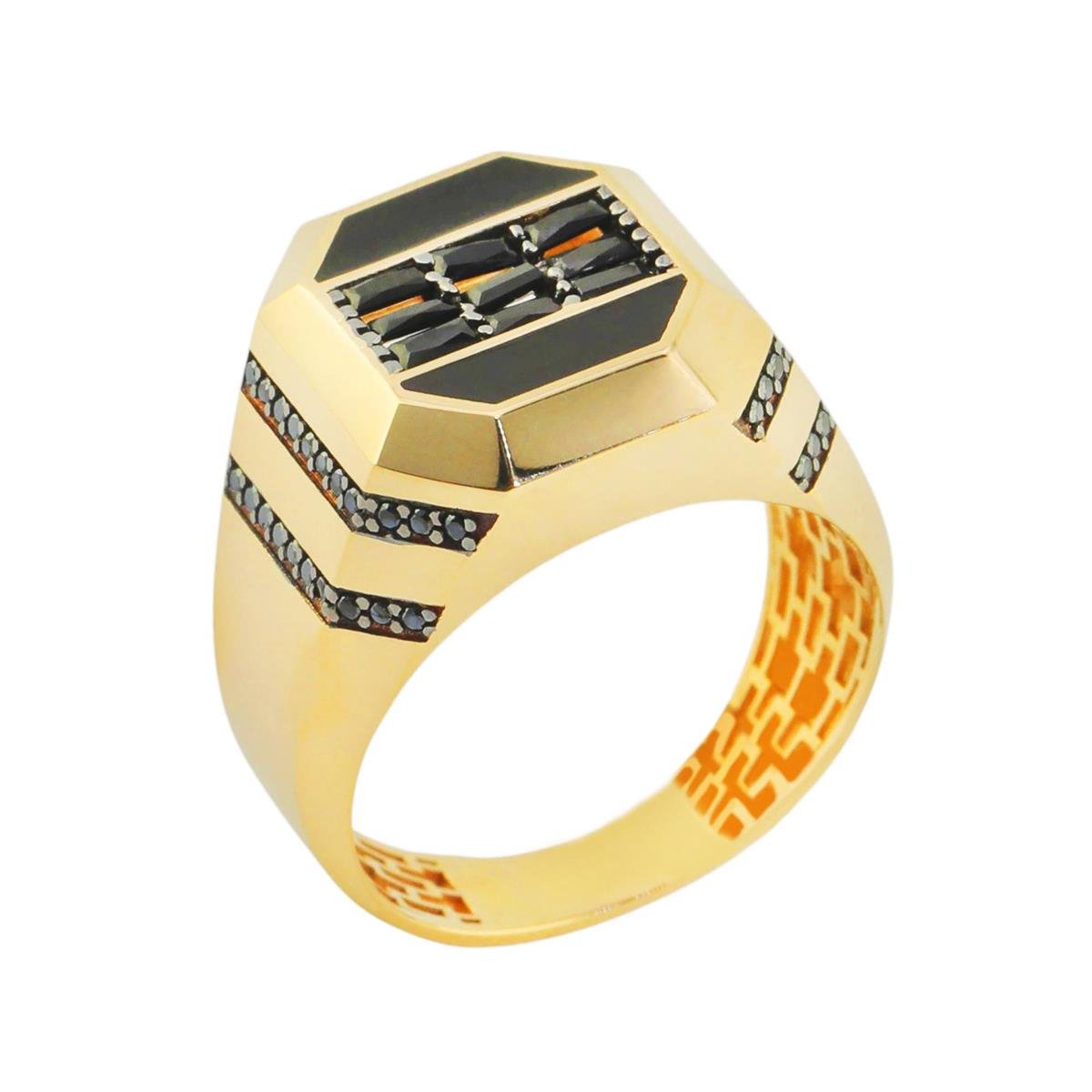 14 Ayar Altın Erkek Yüzük  -  0182143