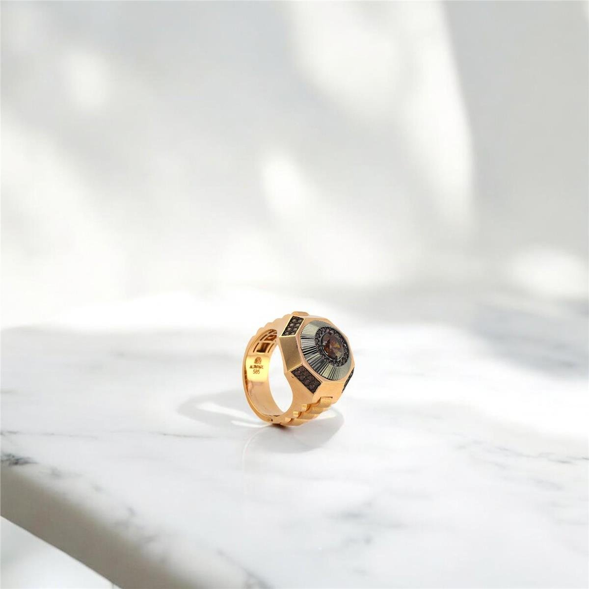 14 Ayar Altın Erkek Yüzük  -  0190610