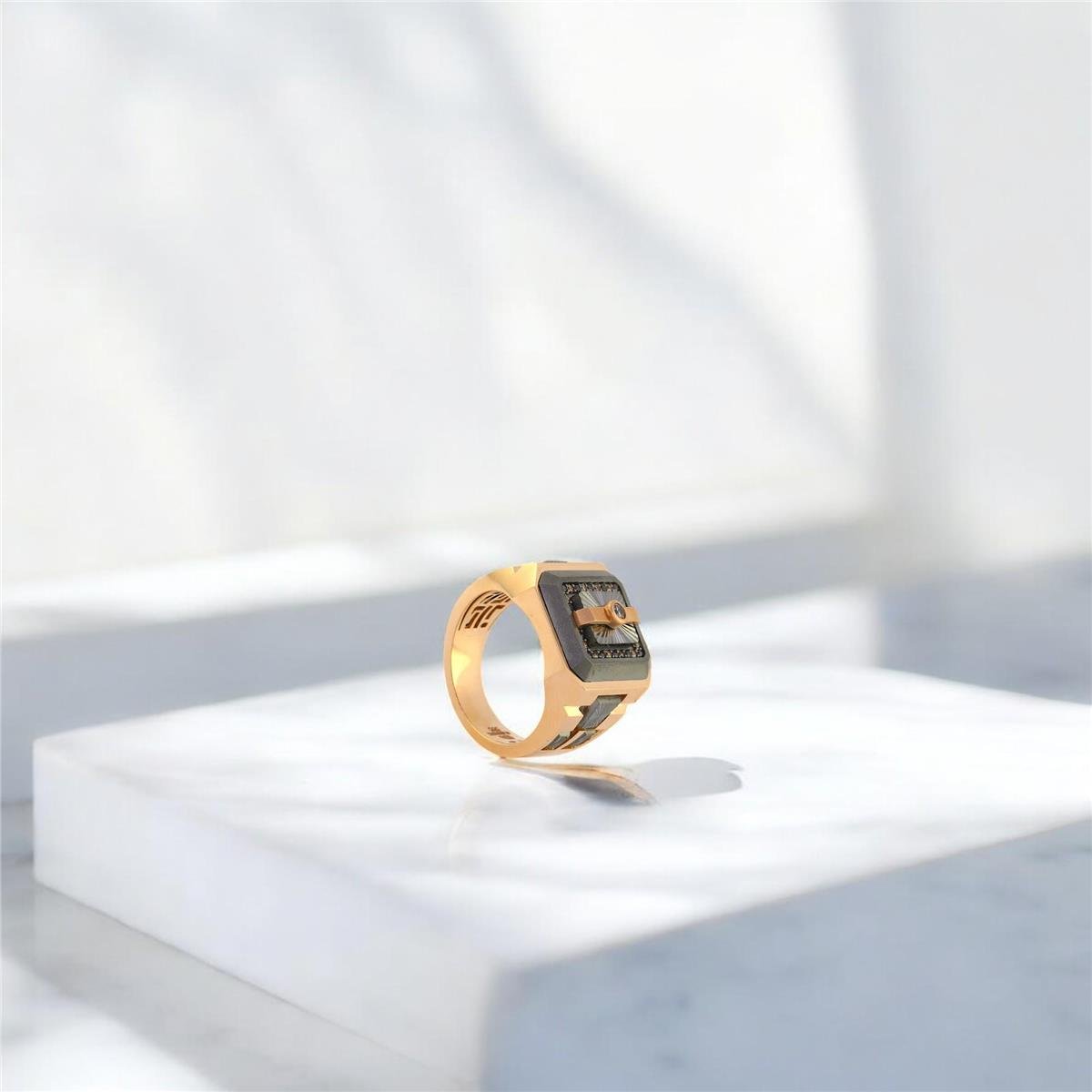 14 Ayar Altın Erkek Yüzük  -  0190613