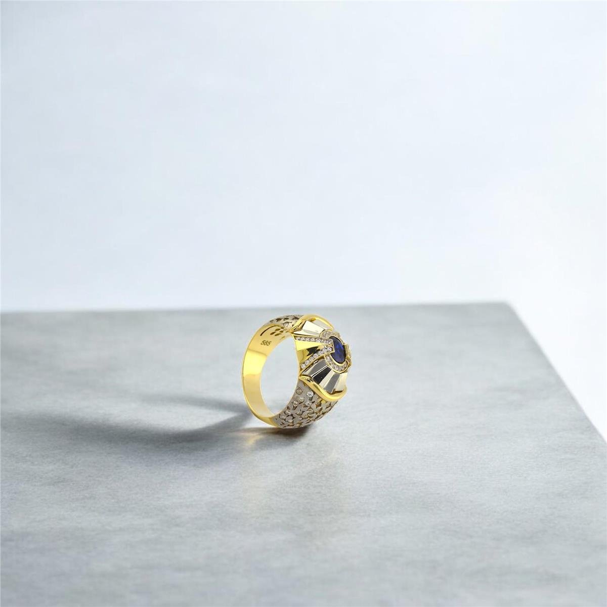 14 Ayar Altın Erkek Yüzük  -  0190620