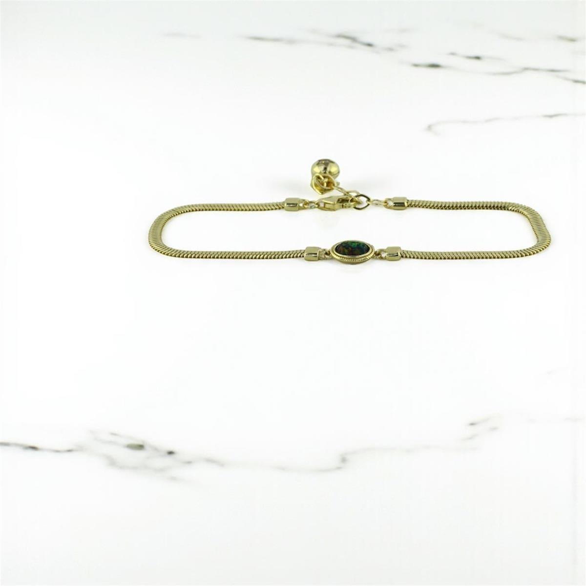 14 Ayar Altın Ezme Bileklik  -  0201030