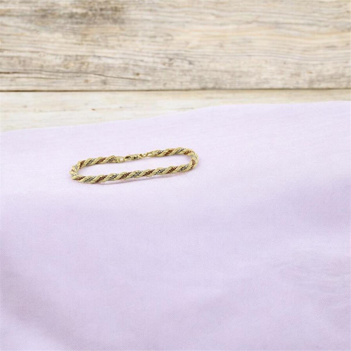 14 Ayar Altın Halat Bileklik  -  0188645