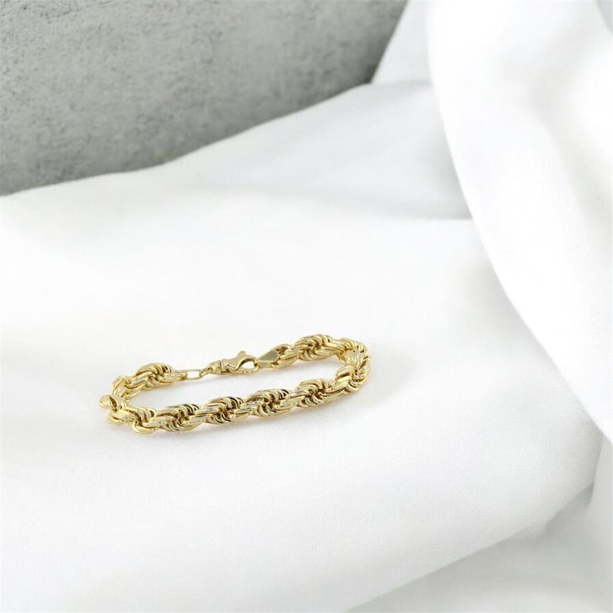 14 Ayar Altın Halat Bileklik  -  0188654