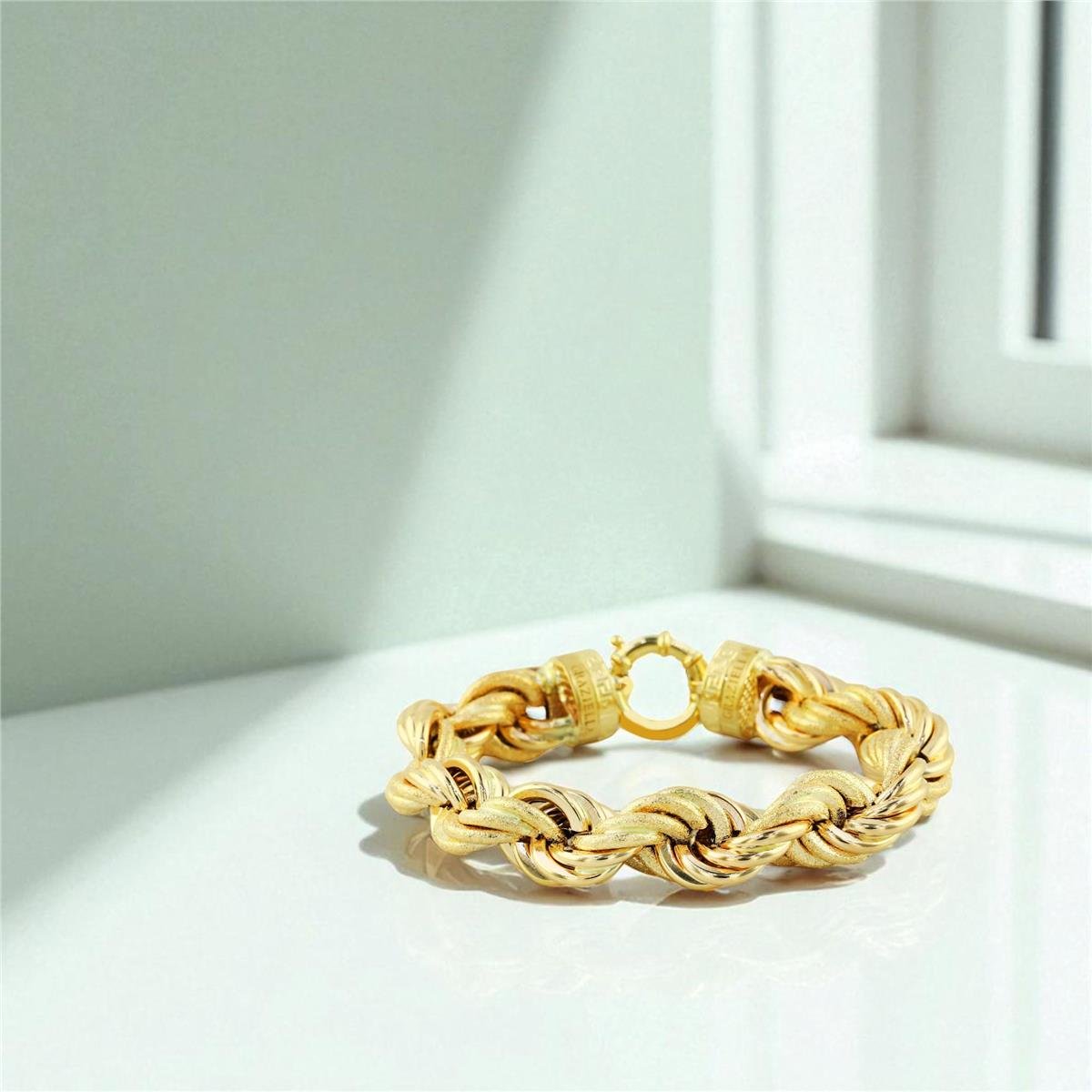 14 Ayar Altın Halat Bileklik  -  0195076