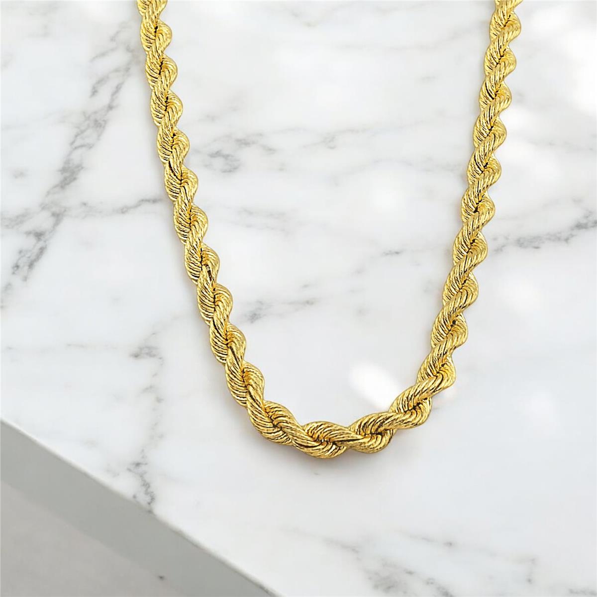 14 Ayar Altın Halat Zincir  -  K221736