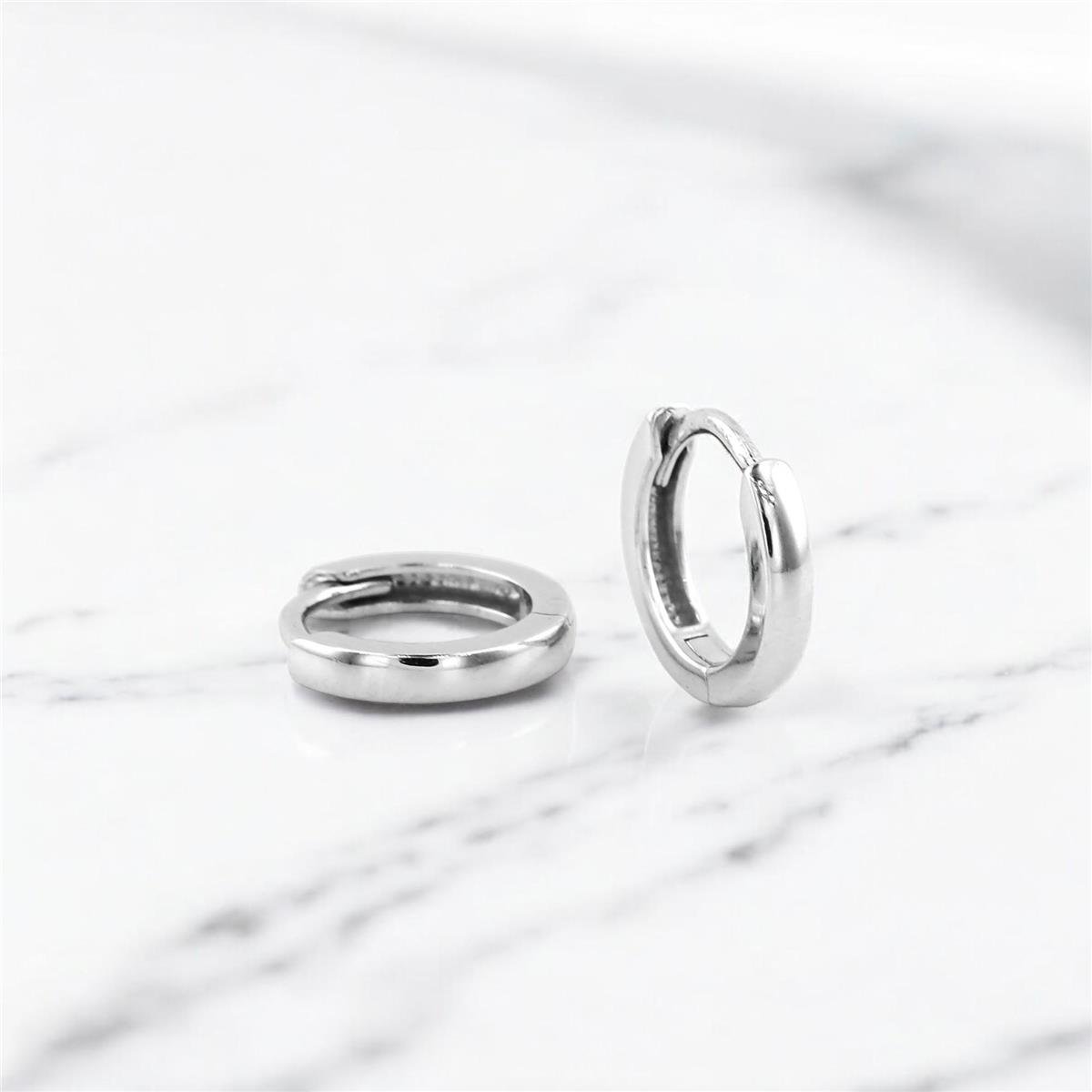 14 Ayar Altın Halka Küpe  -  0192487