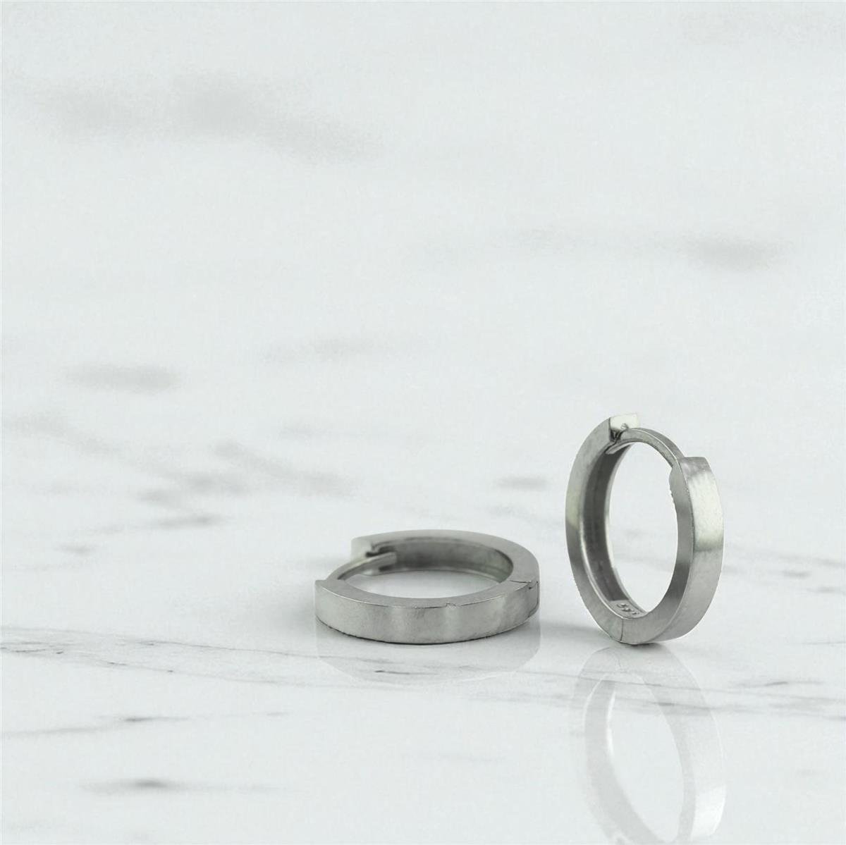 14 Ayar Altın Halka Küpe  -  0196762