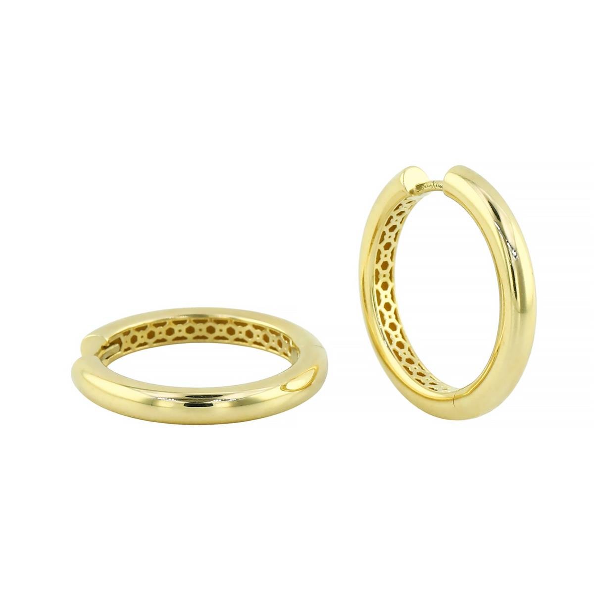 14 Ayar Altın Halka Küpe  -  0205182