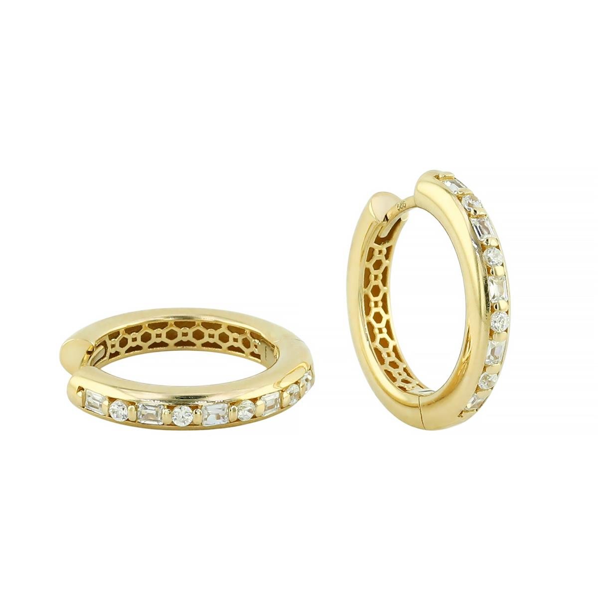 14 Ayar Altın Halka Küpe  -  0205184