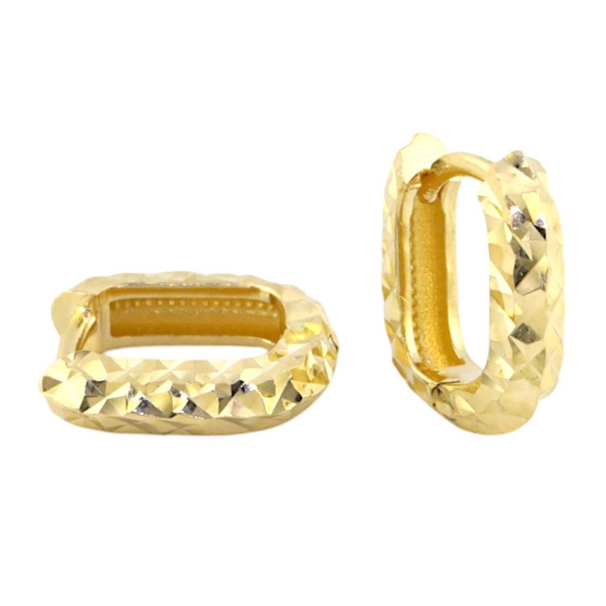 14 Ayar Altın Halka Küpe  -  F003905