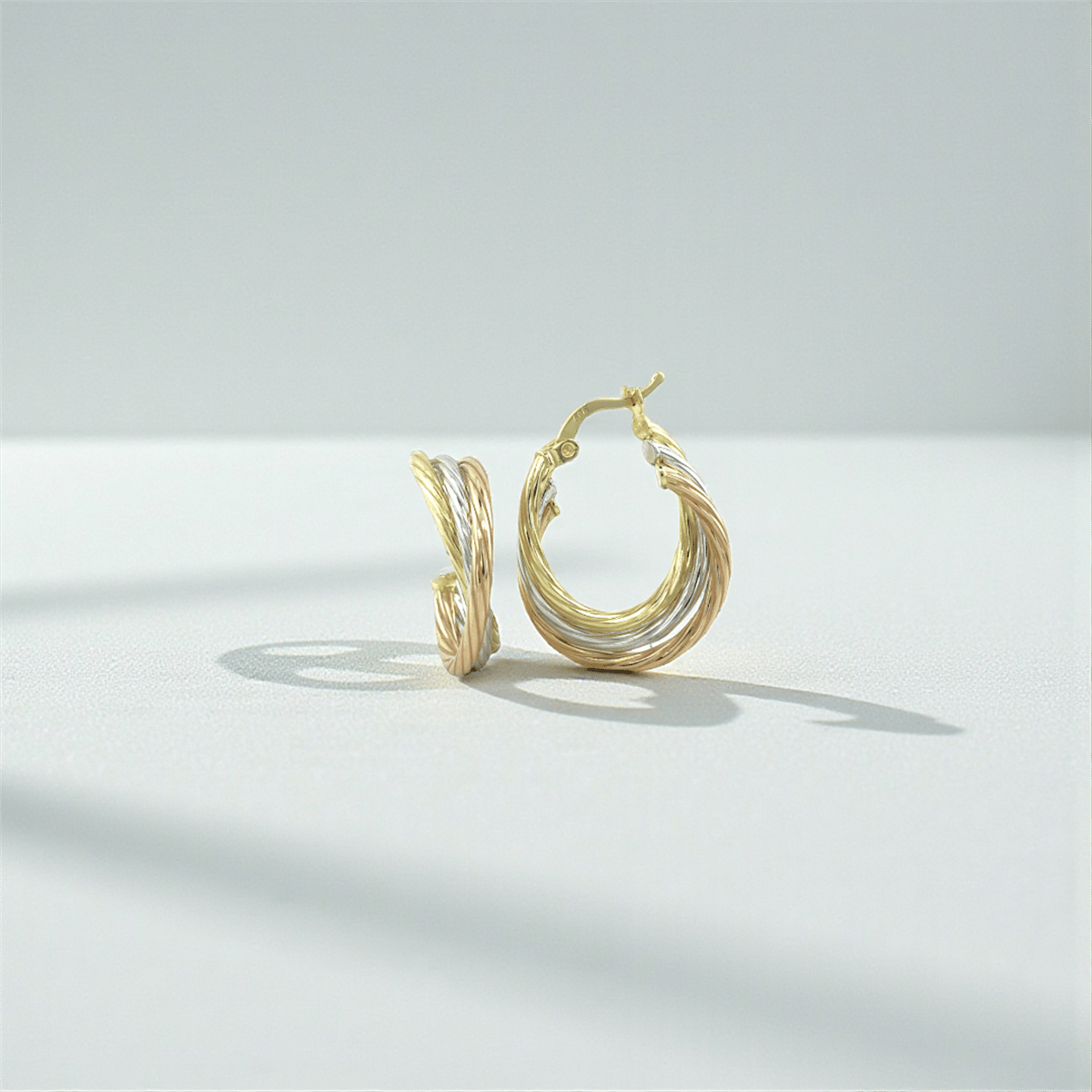 14 Ayar Altın Halka Küpe  -  K231685