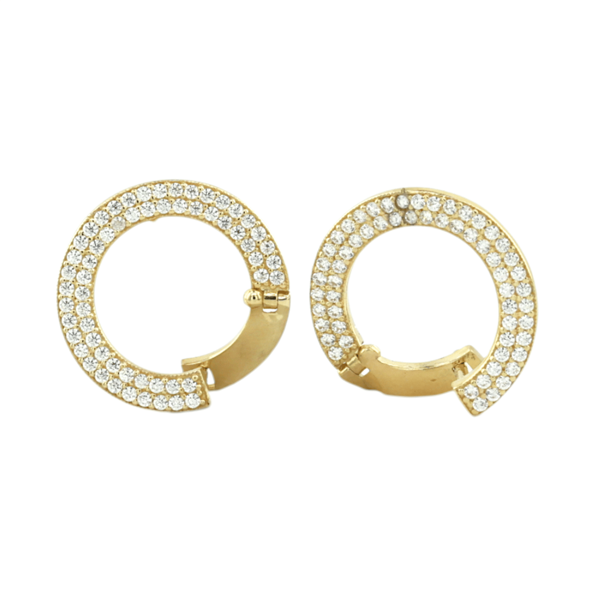 14 Ayar Altın Halka Küpe  -  K232850