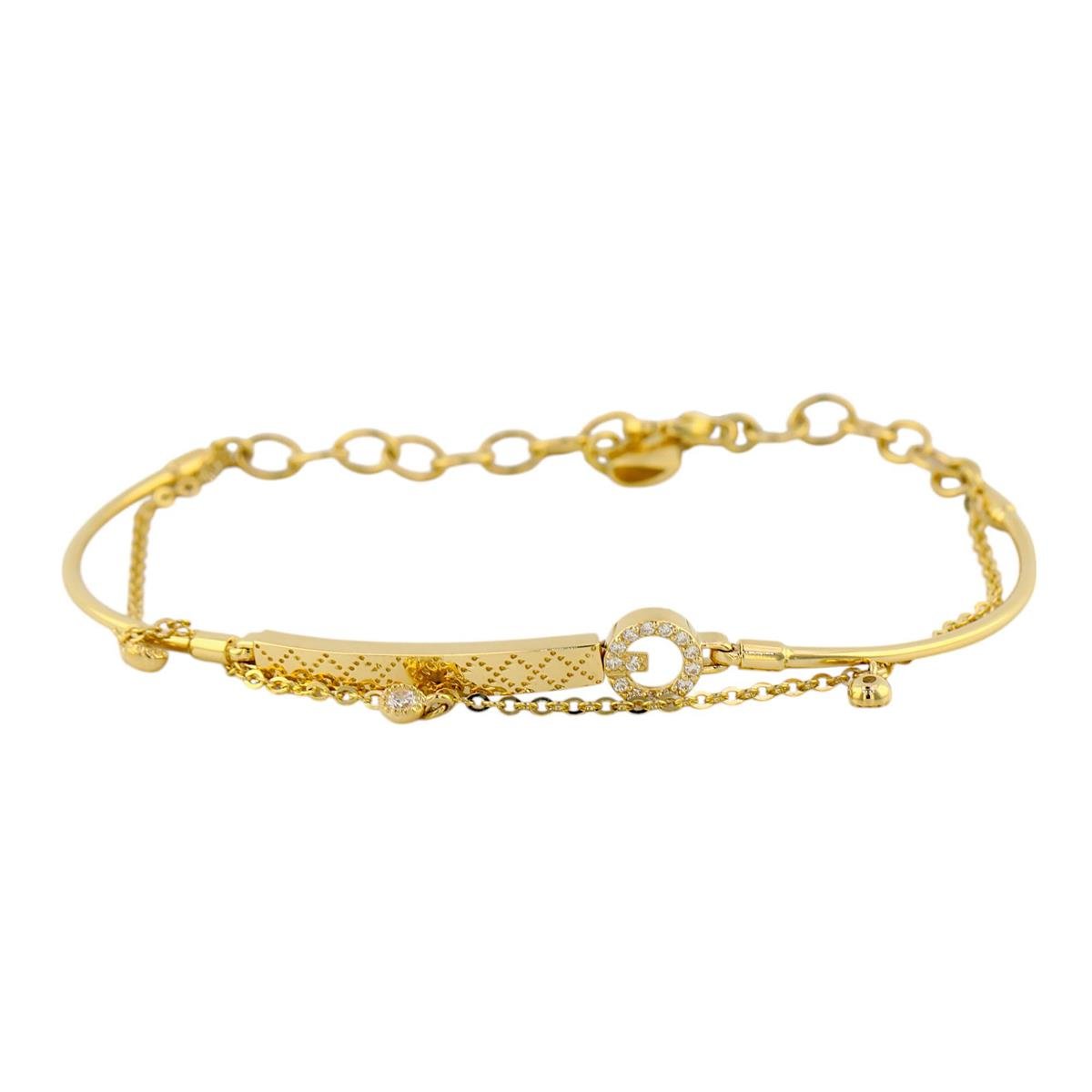 14 Ayar Altın Halloy Bileklik  -  0192585