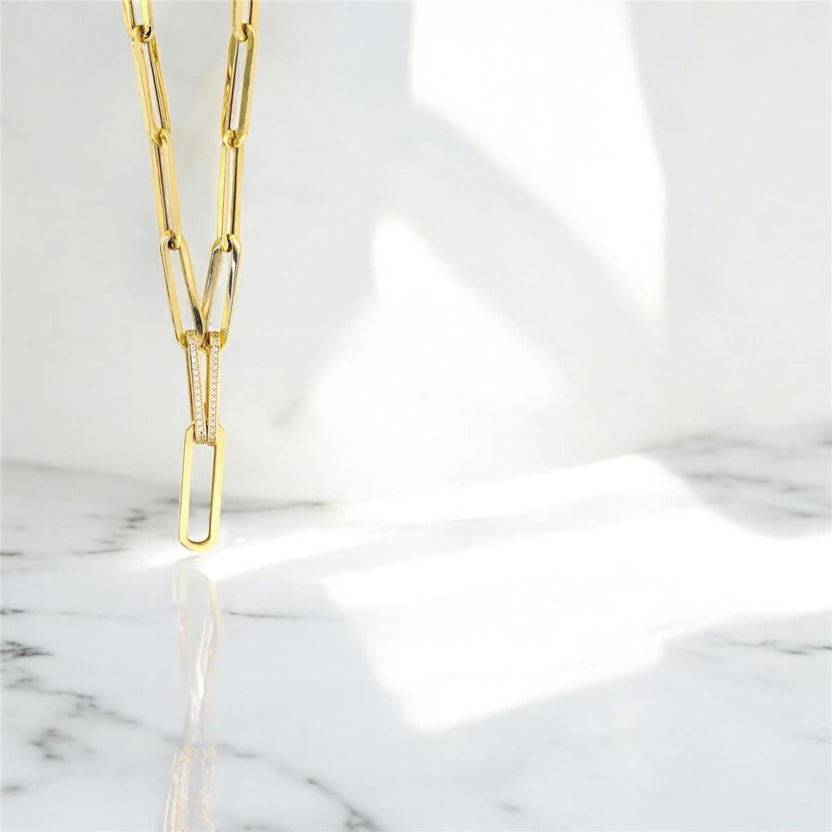 14 Ayar Altın Halloy Kolye  -  0192598