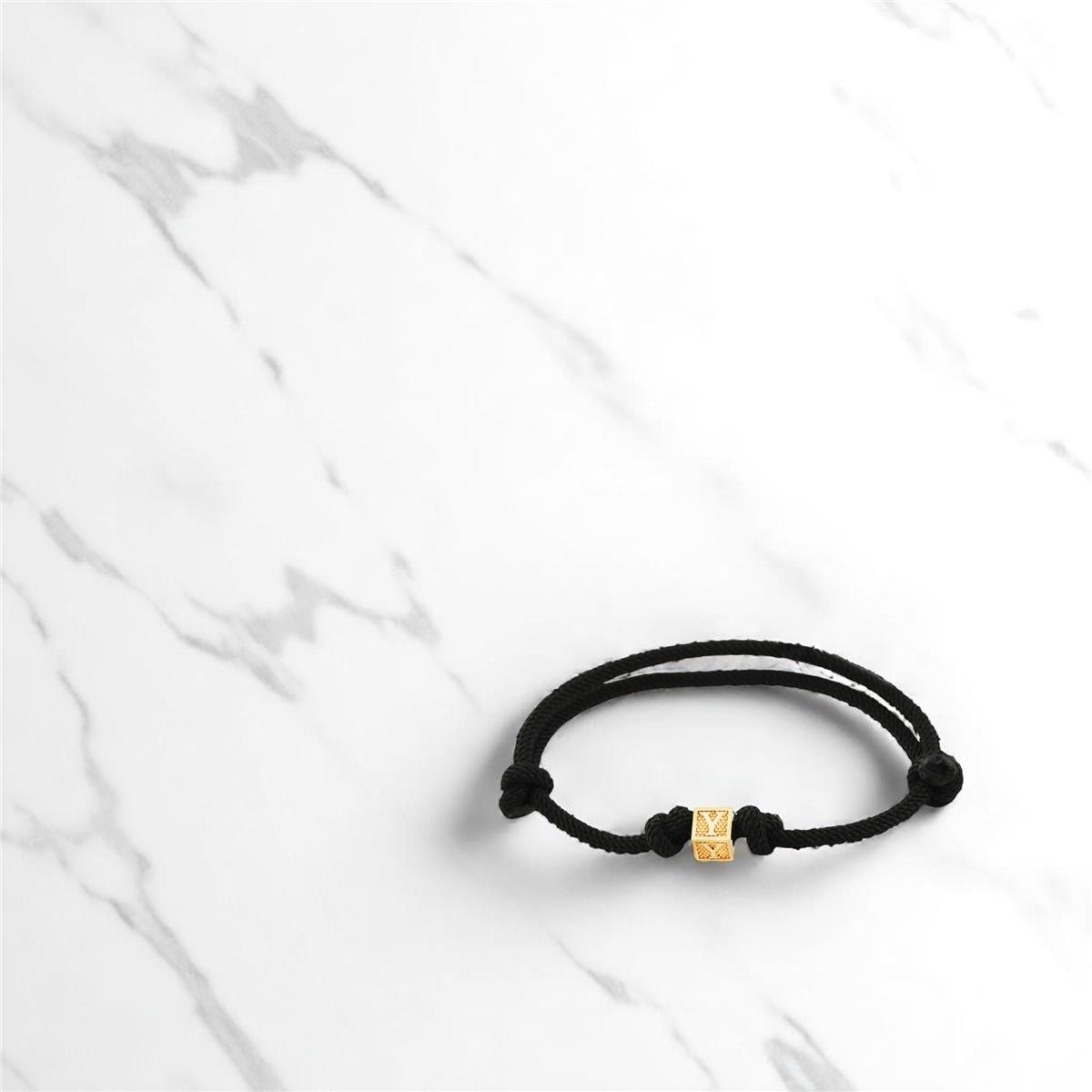 14 Ayar Altın Harfli Bileklik  -  0182150